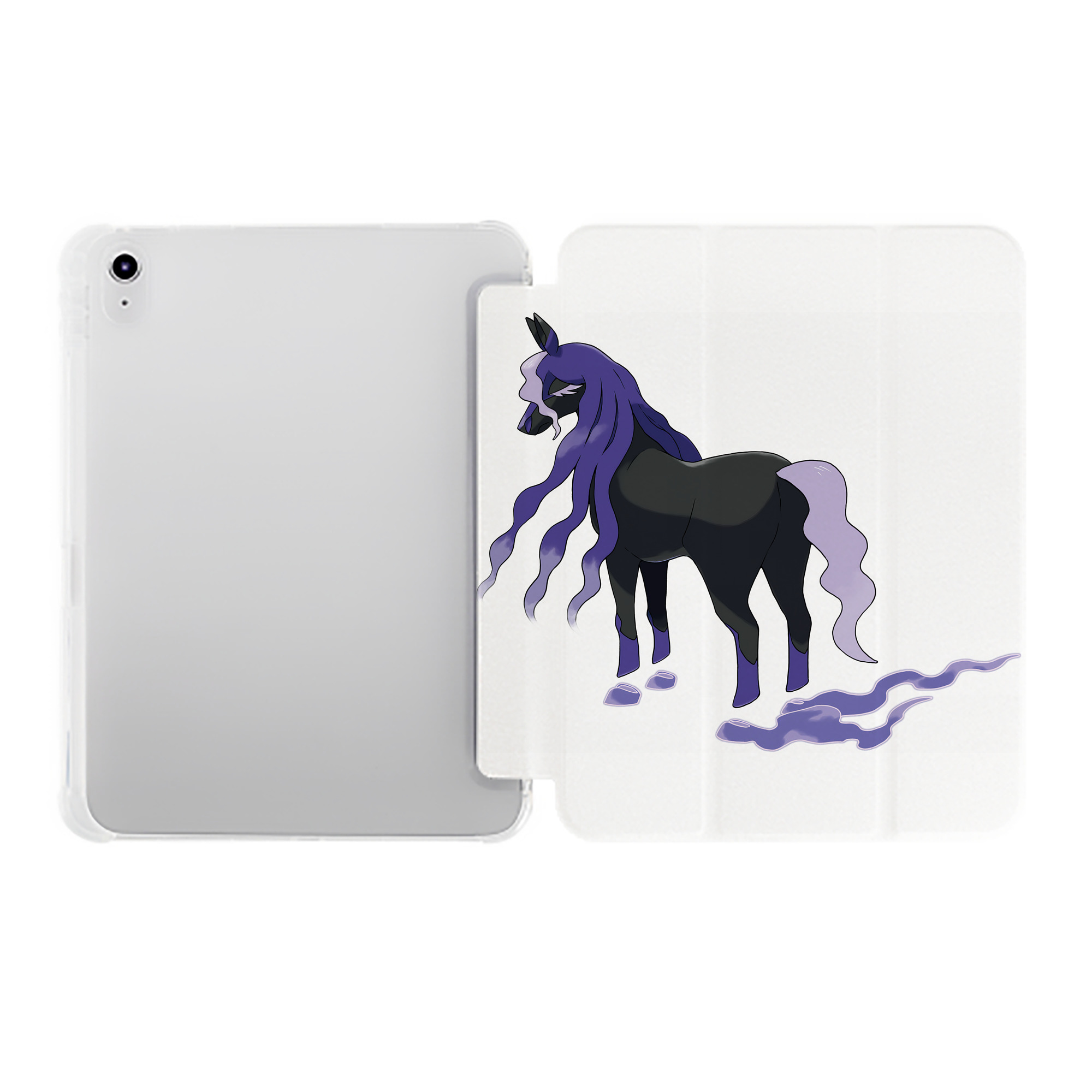 （画像用） ポケットモンスター Pokémon IPad ケース ペン収納付き 三つ折りスタンド PUレザー×シリコン 対応機種9.5/10.5/10.9インチ